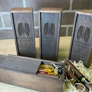 Groomsmen gift box - Gift Box for Groomsman, Best Man Proposal, Keepsake box, Father of Groom Gift Box, Will you be my Groomsman Invitation