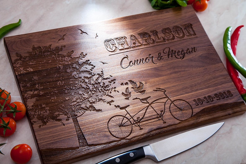 Personalized Kitchen Cutting Board Personalized Cutting Board Etsy