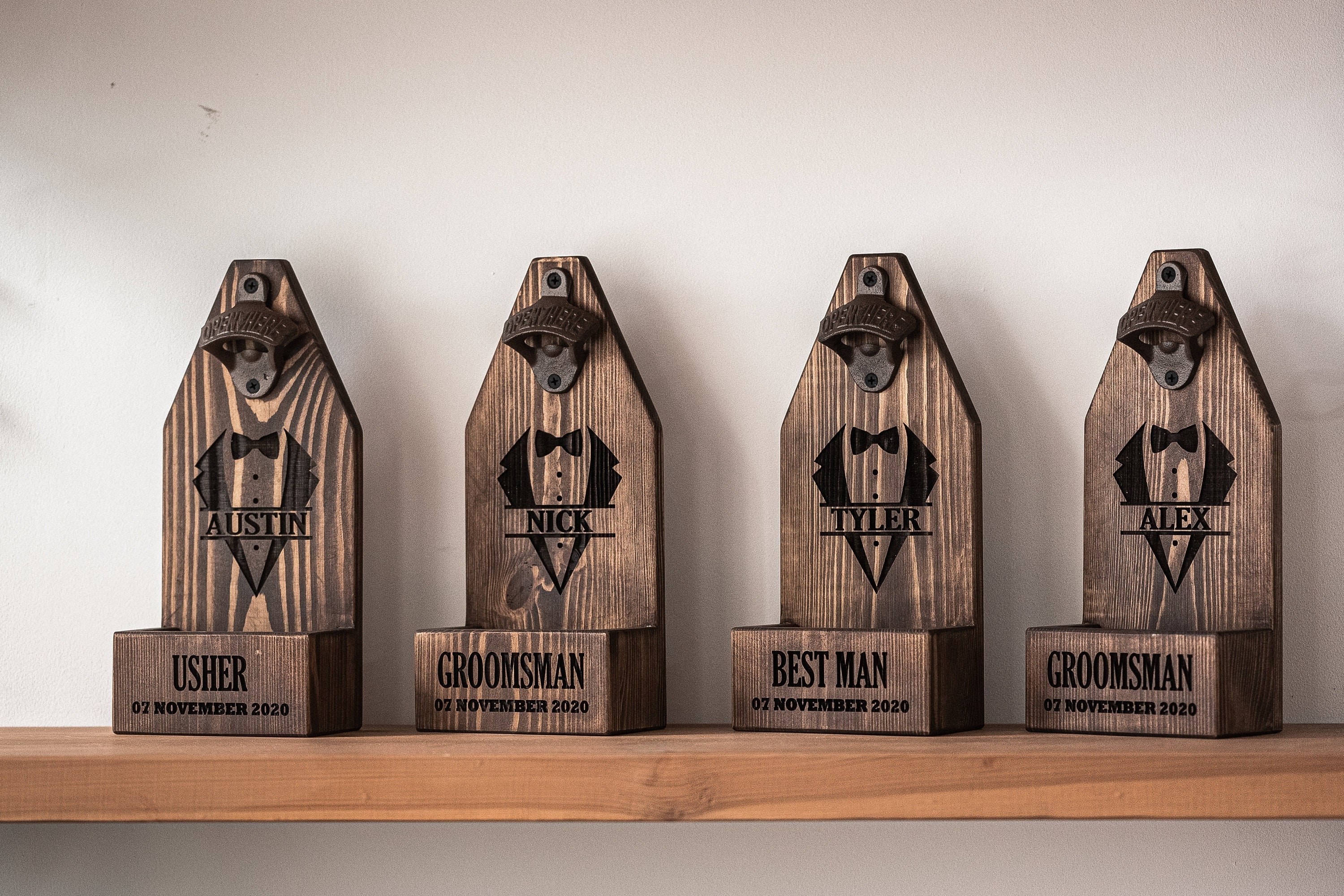 Apribottiglie Da Muro A Forma Di Cowboy - Decorazione Bar E Regalo Divertente Per Appassionati Birra - Foto 9