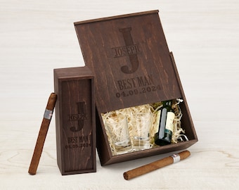 Personalized Groomsmen Gift Box: Bachelor Party Proposal