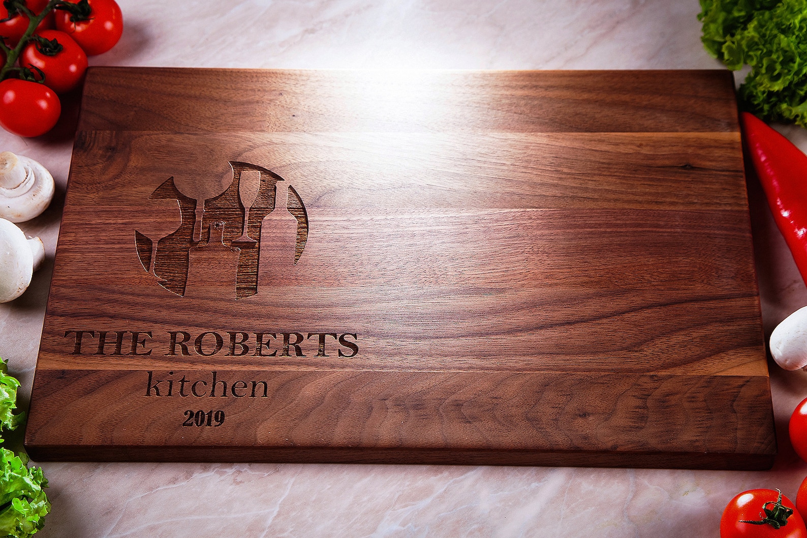 Personalized Cutting Board Kitchen Decor Housewarming Gift Etsy