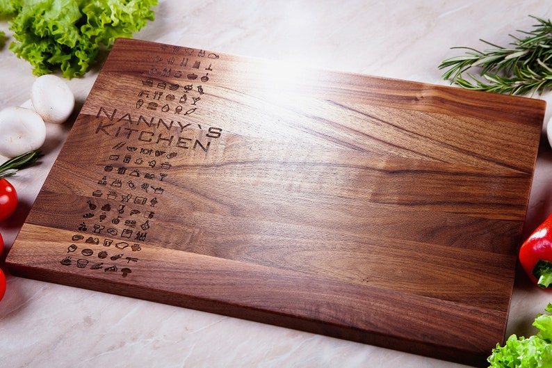 Personalized Cutting Board Mothers Day Gift for Mom Etsy