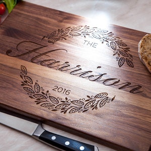 Personalized cutting board wedding gift for the couple christmas gift for mom image 5