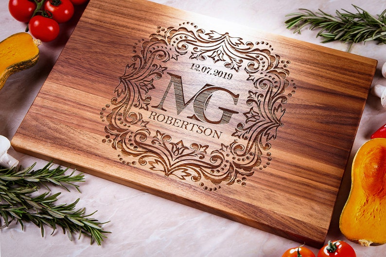 Personalized Cutting Board Kitchen Decor Housewarming Gift Etsy