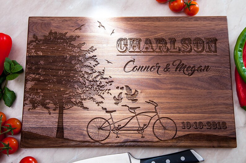 Personalized Kitchen Cutting Board Personalized Cutting Board Etsy