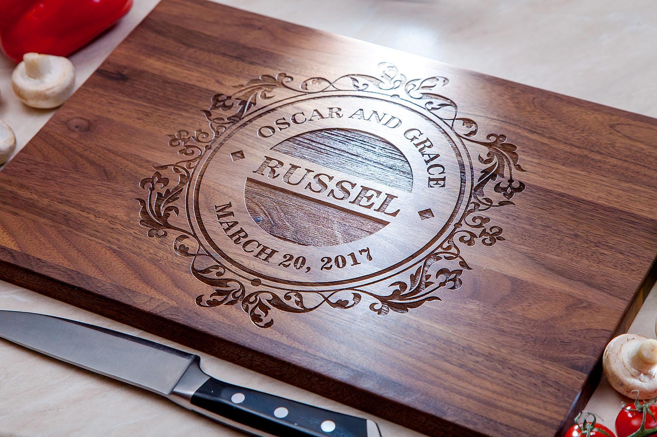 Personalized Cutting Board Custom Cutting Board Wedding Etsy