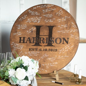 Guest Book Wedding Alternative - Custom Guest Book - Wooden Guest Book -  Guestbook Wedding Alternative - Wood Guest Book - Wedding decor