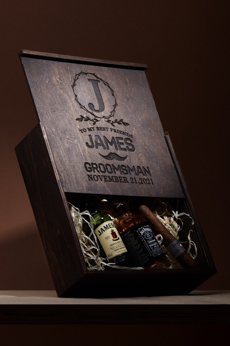 Groomsman Proposal Gift Boxes for Cigars Will You Be My - Etsy