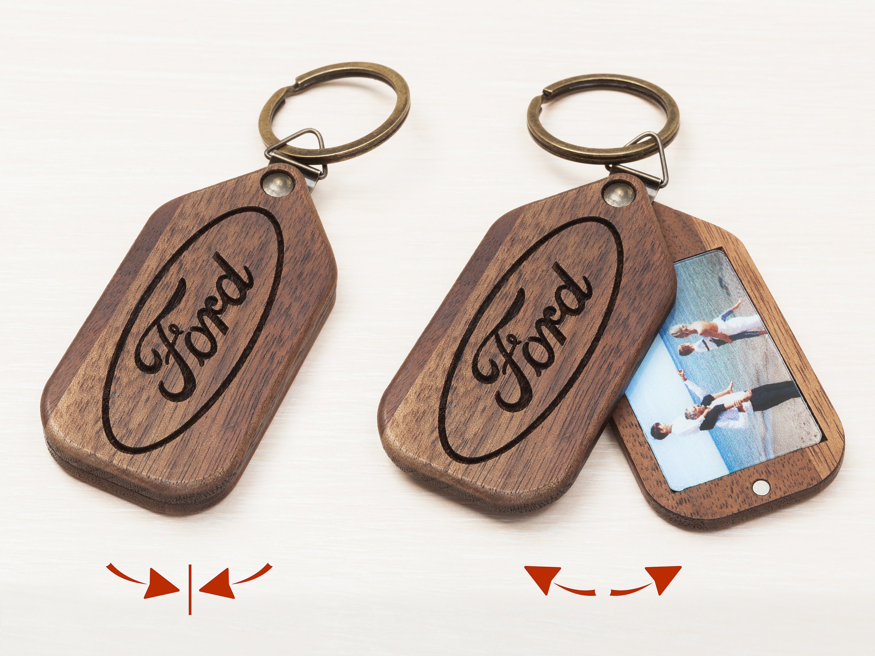 Custom Car Keychain Personalised Photo Keyring Personalized Etsy