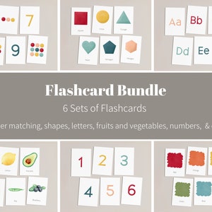 BUNDLE Toddler Flashcards Printable