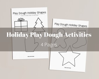Holiday Play Dough Activities Printable