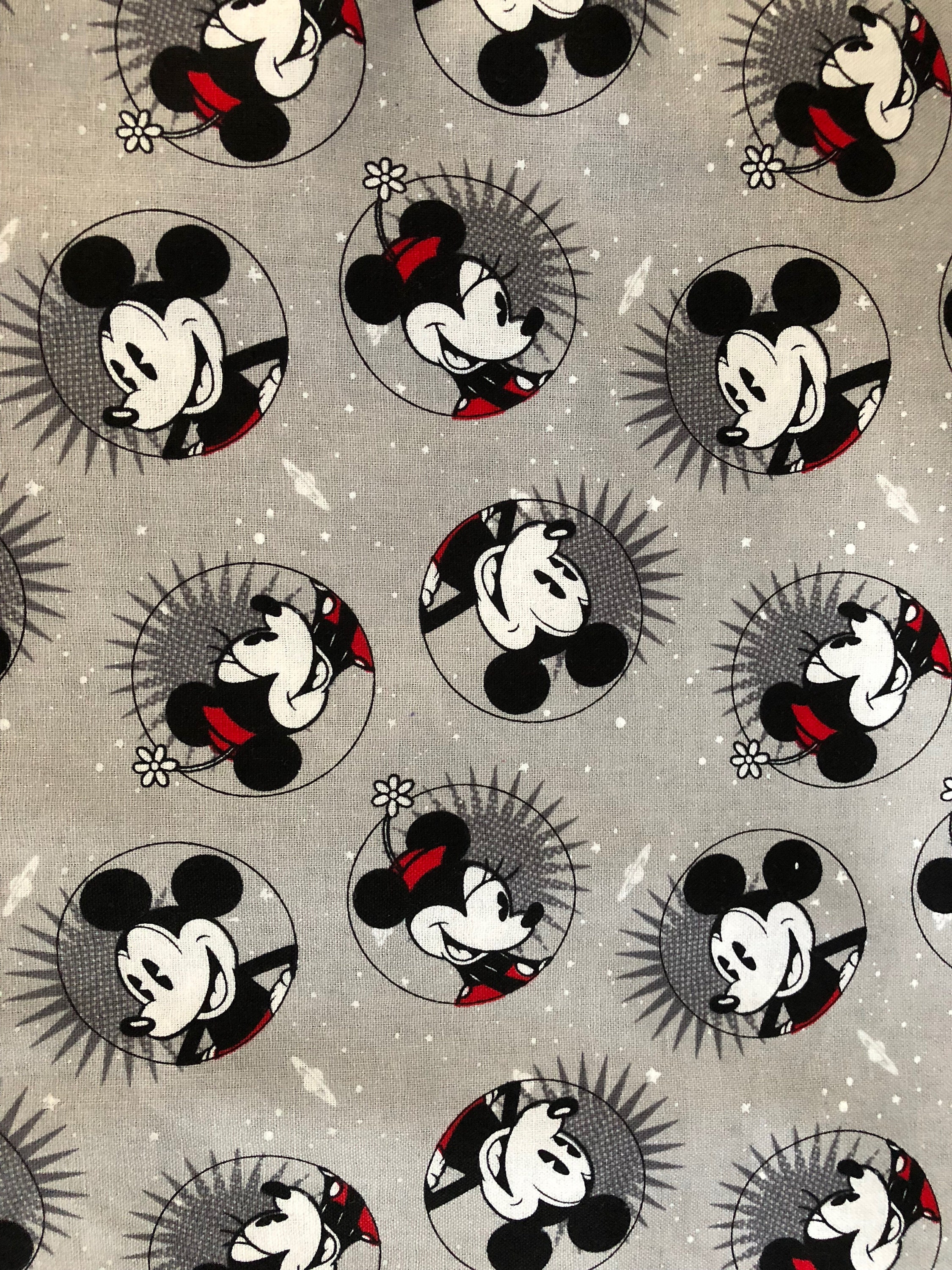 Disney Mickey Mouse 12x20 Table Placemat Grey Black White Mickey And Minnie Double Side Free Shipping Us Comes In Twos