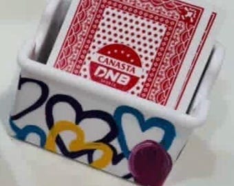 Extra deck holders, holds 2 decks of cards