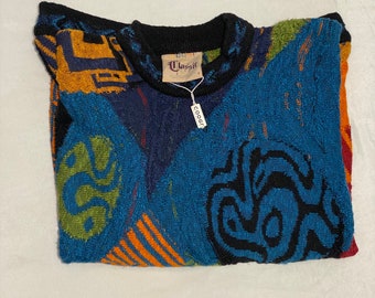 VTG Classic Coogi Colorful Sweater Soze Small