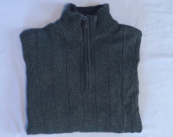 Vintage Oscar De La Renta Brown Long Sleeve Sweater Sz S