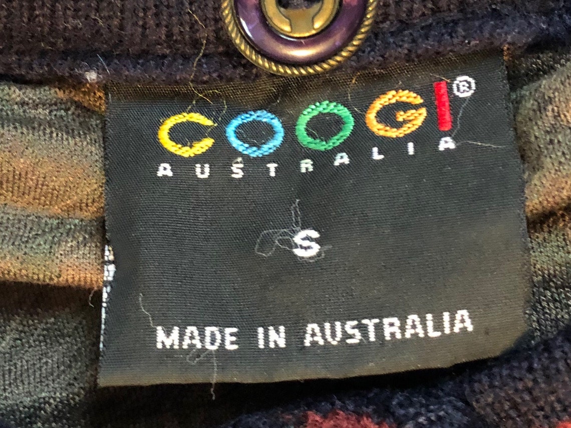 Vintage Coogi Colorful Unique Pattern Button-up Long Sleeve - Etsy