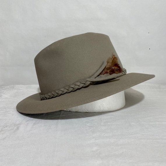 Dobbs Grey Vintage Fedora Pace Setter Hat Size 7 1/4 - Etsy display picture 1