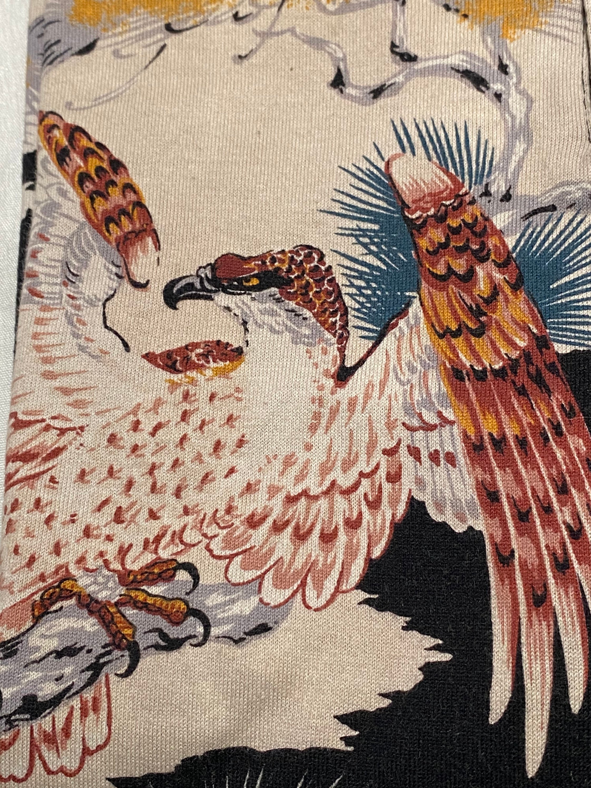Vintage Kansai Man Kansai Yamamoto Co. Bird Falcon Polo Shirt - Etsy