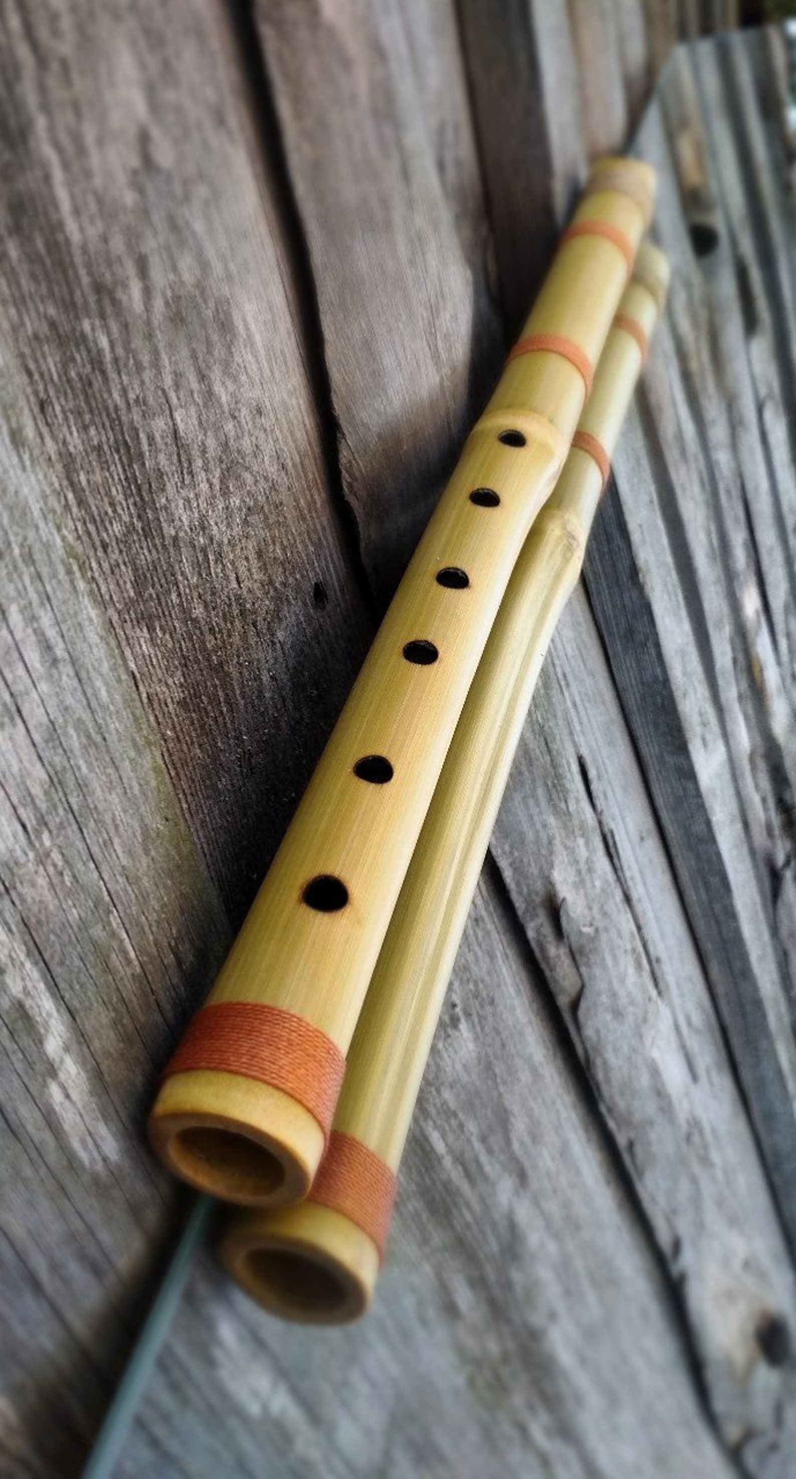 SALE Bamboo Meditative Zen Flute F342Hz Like Shakuhachi Etsy