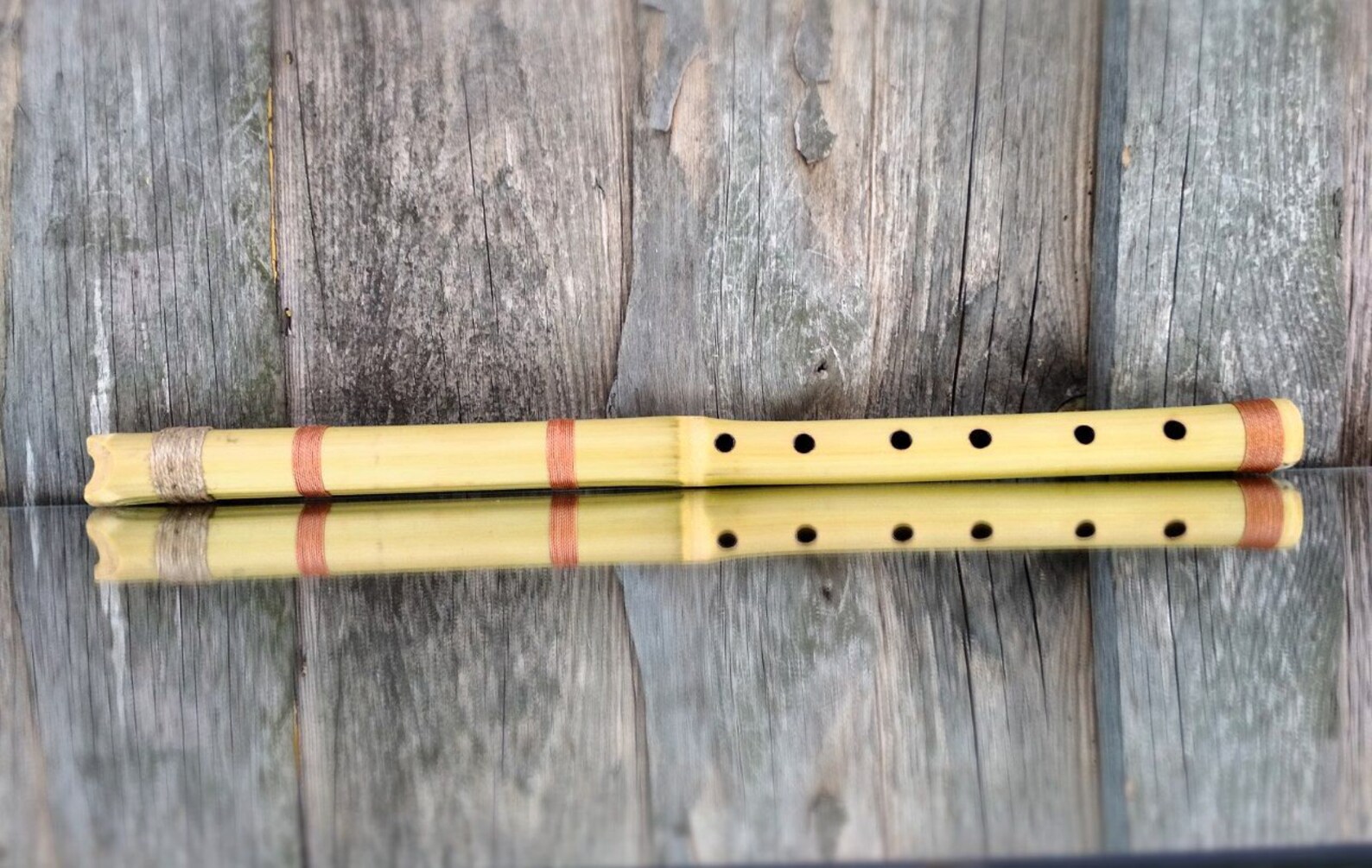 SALE Bamboo Meditative Zen Flute F342Hz Like Shakuhachi Etsy