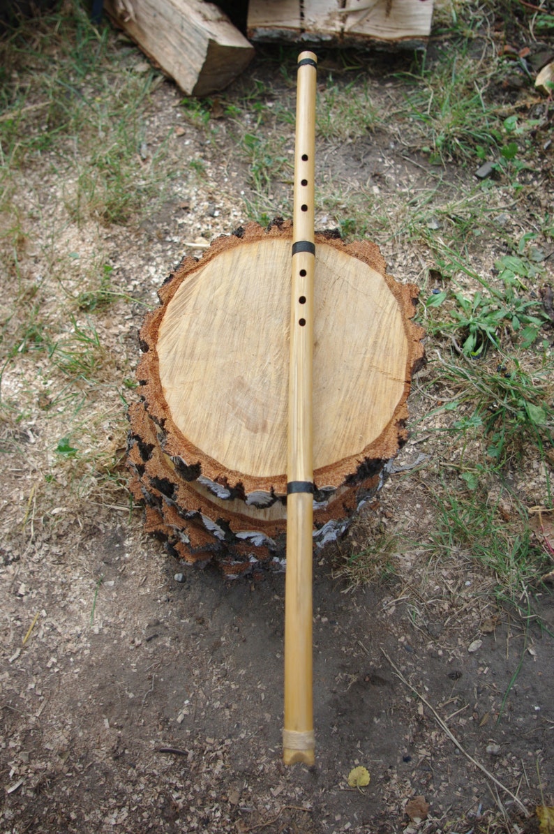 Bamboo Meditative Zen Flute G Flute Like Shakuhachi Flute Etsy