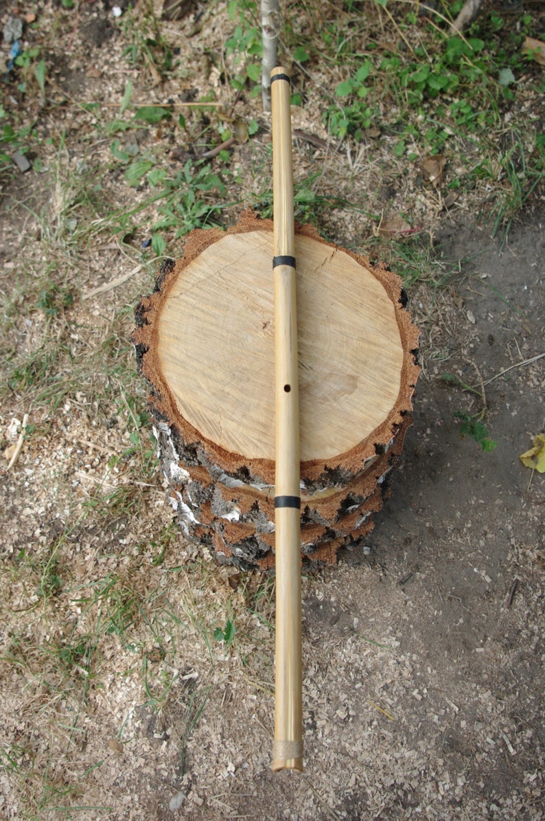 Bamboo Meditative Zen Flute G Flute Like Shakuhachi Flute Etsy