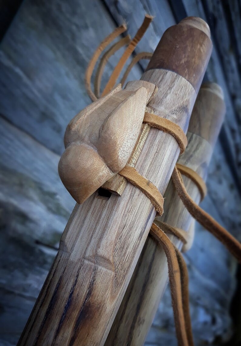 Native American Flute Wooden Flute with bird Aspen Clear Etsy