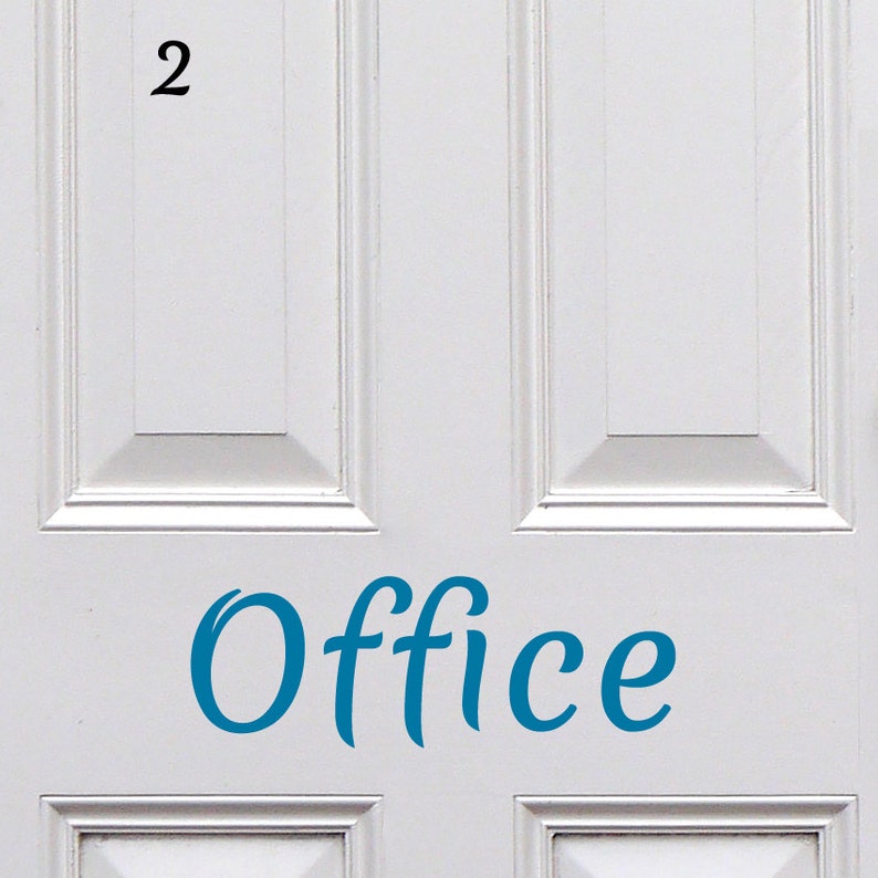 Office Sticker Office Door Decal Door Sign Vinyl Door Sticker Removable Vinyl Door Decal