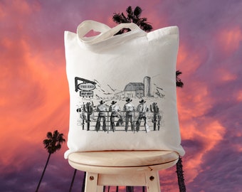 Wild West Cowboy Tote Bag