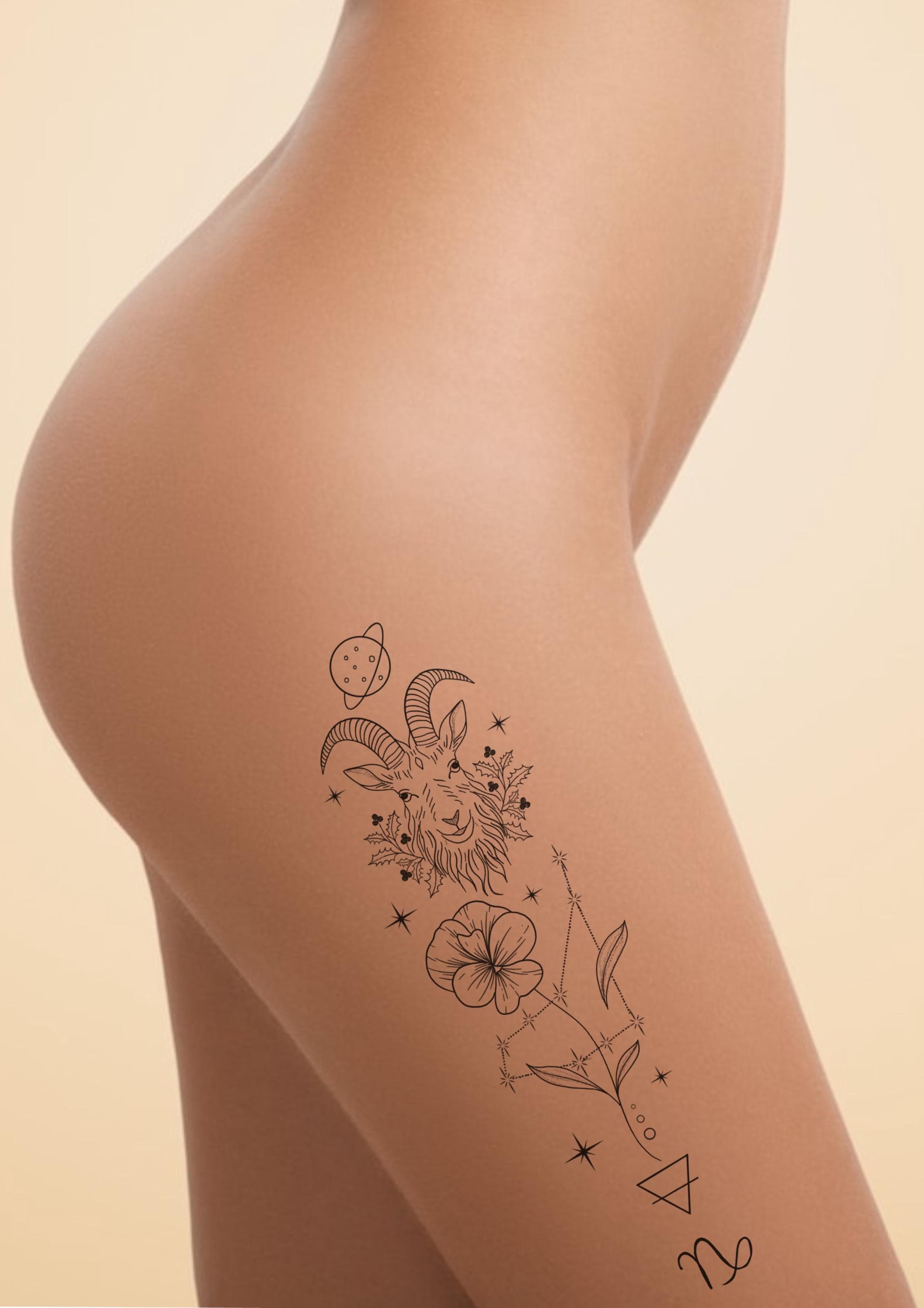 Capricorn Tattoo Ideas for Women