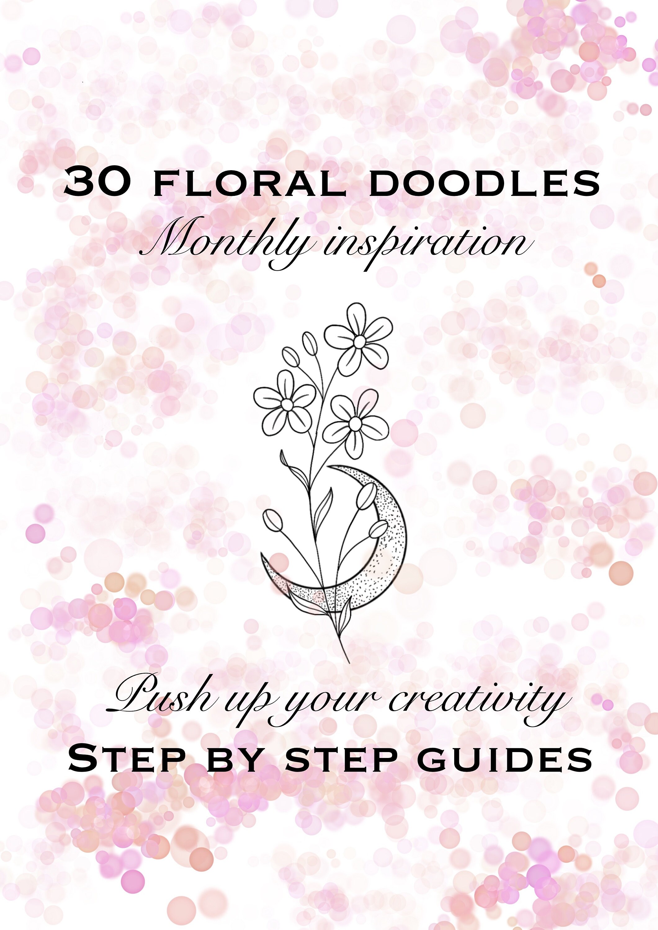 30 Flower Doodles Printable Worksheets Flowers for Bullet - Etsy