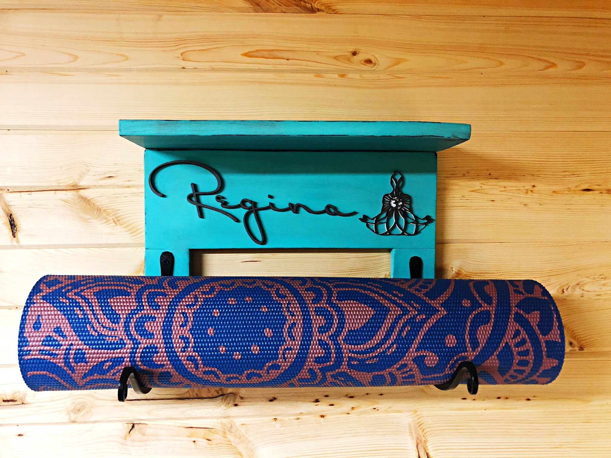 Personalized Yoga Mat Holder/rack Etsy