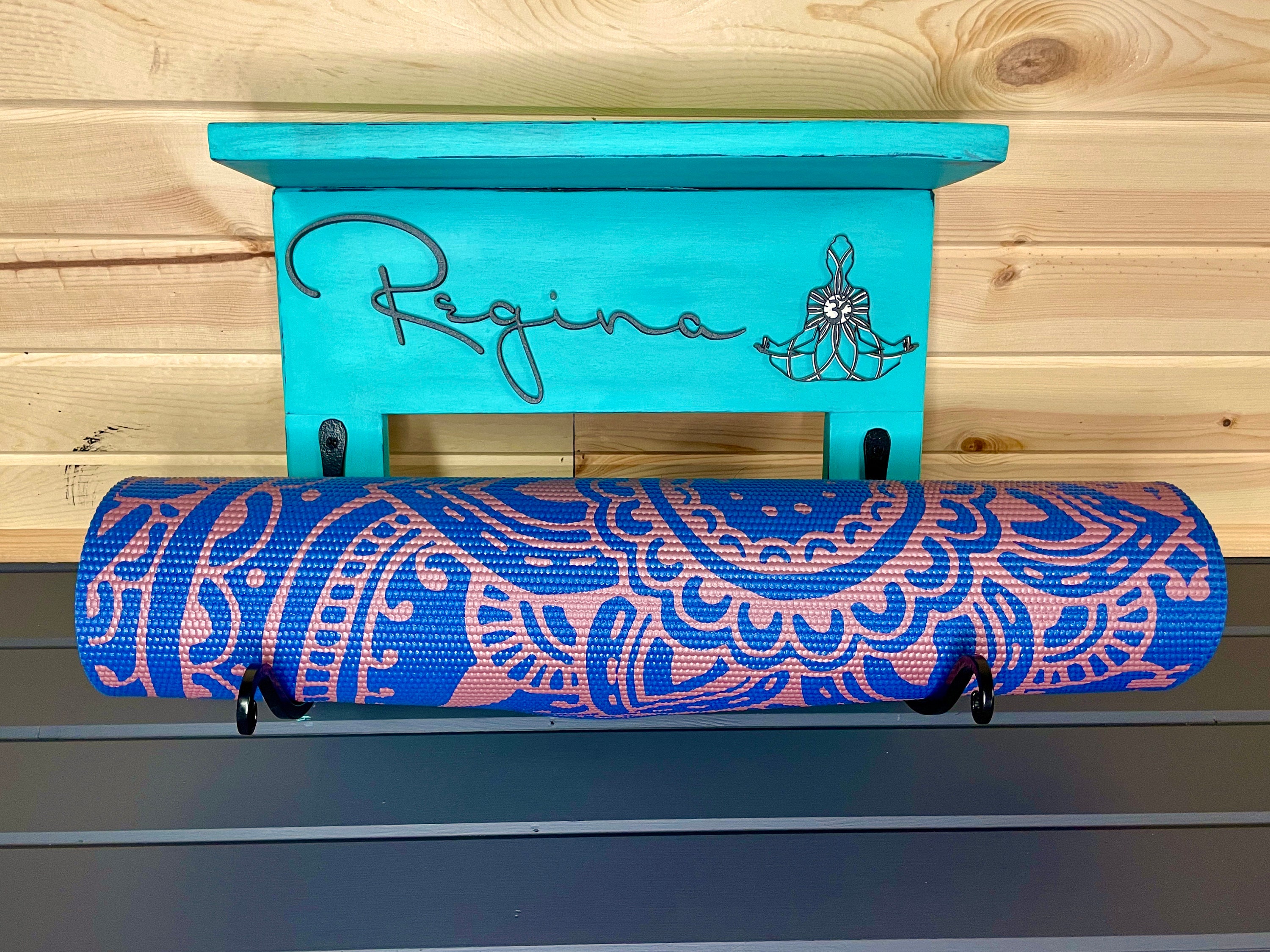 Personalized Yoga Mat Holder/rack Etsy