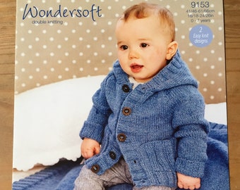 Not finished Garments Stylecraft 8470 Baby DK Knitting Pattern sizes 14-24in