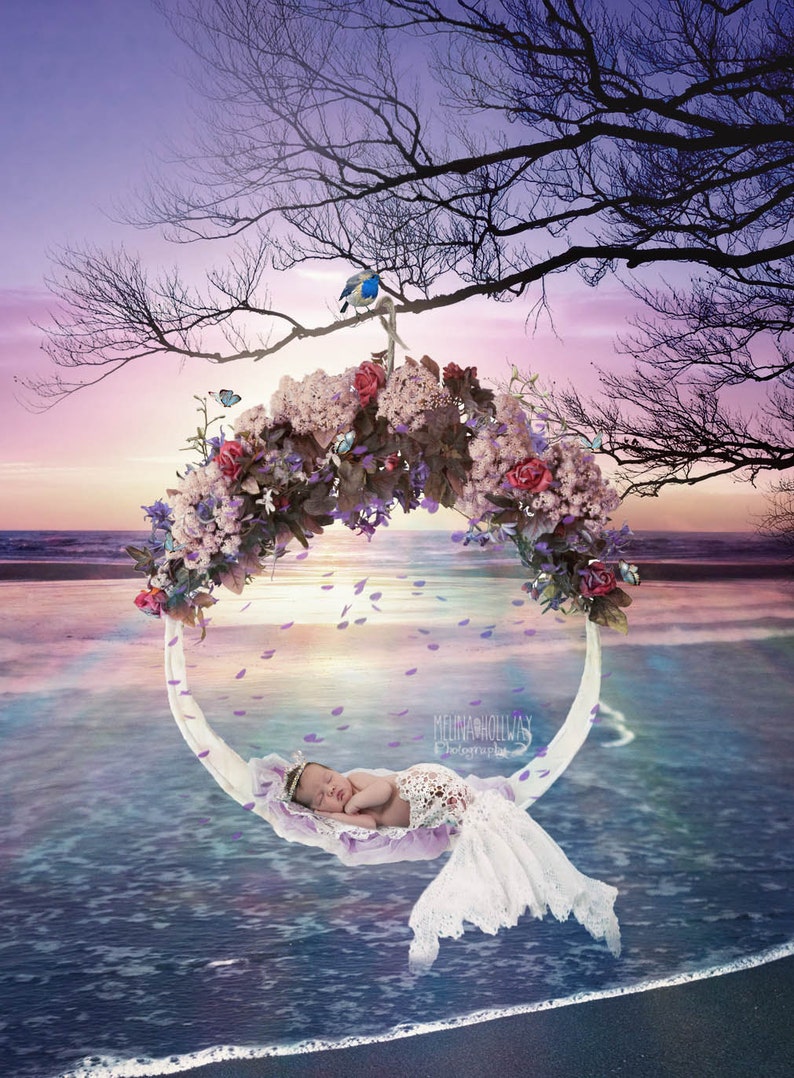 Flower Swing For 60 以上節約 Baby Newborn Prop Photoshop