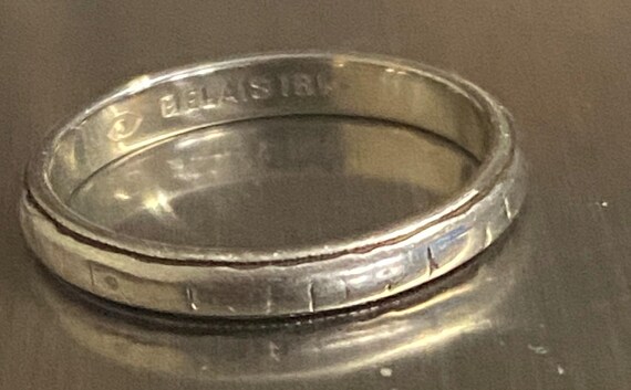 Vintage Belais 18k stackable ring - image 3