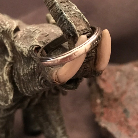 Vintage Belais 18k stackable ring - image 2