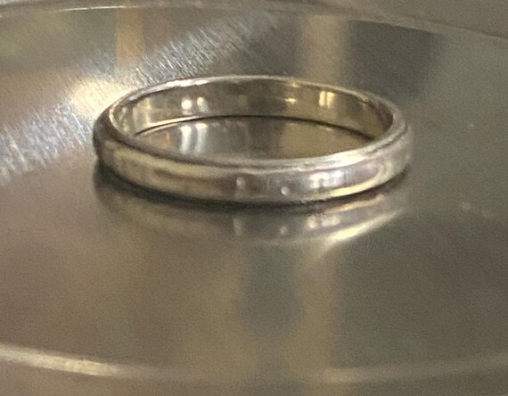 Vintage Belais 18k stackable ring - image 5