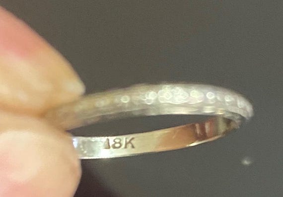 Stackable ring marked 18K - image 7