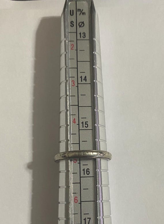 Vintage Belais 18k stackable ring - image 4