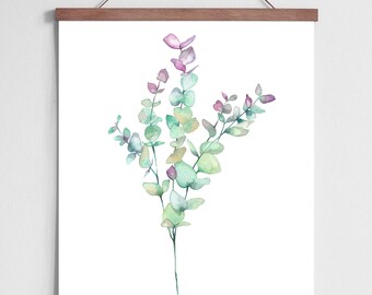 Botanical Watercolour Eucalyptus Print