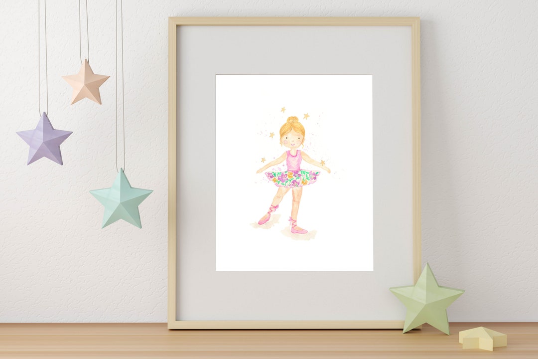 Adesivi Murali Fai Da Te A Tema Palloncini E Ballerine - Decorazione Per Cameretta Bambini, Casa