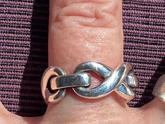 James Avery Bold Infinity Sterling Ring: Size 8 (… - image 1