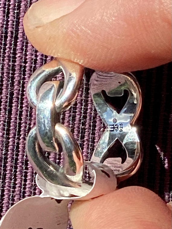 James Avery Bold Infinity Sterling Ring: Size 8 (… - image 3