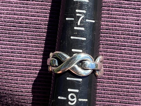 James Avery Bold Infinity Sterling Ring: Size 8 (… - image 2