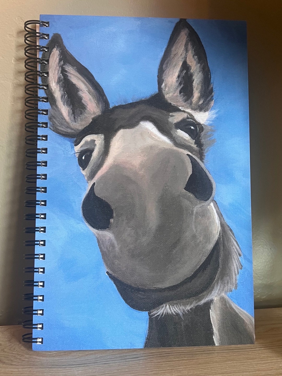 Donkey Ravello Kissable, Cute Donkey Nose Lined Notebook/journal From My Original ...