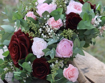 Bouquet Vienne Bouquet De Mariage Retombant En Etsy