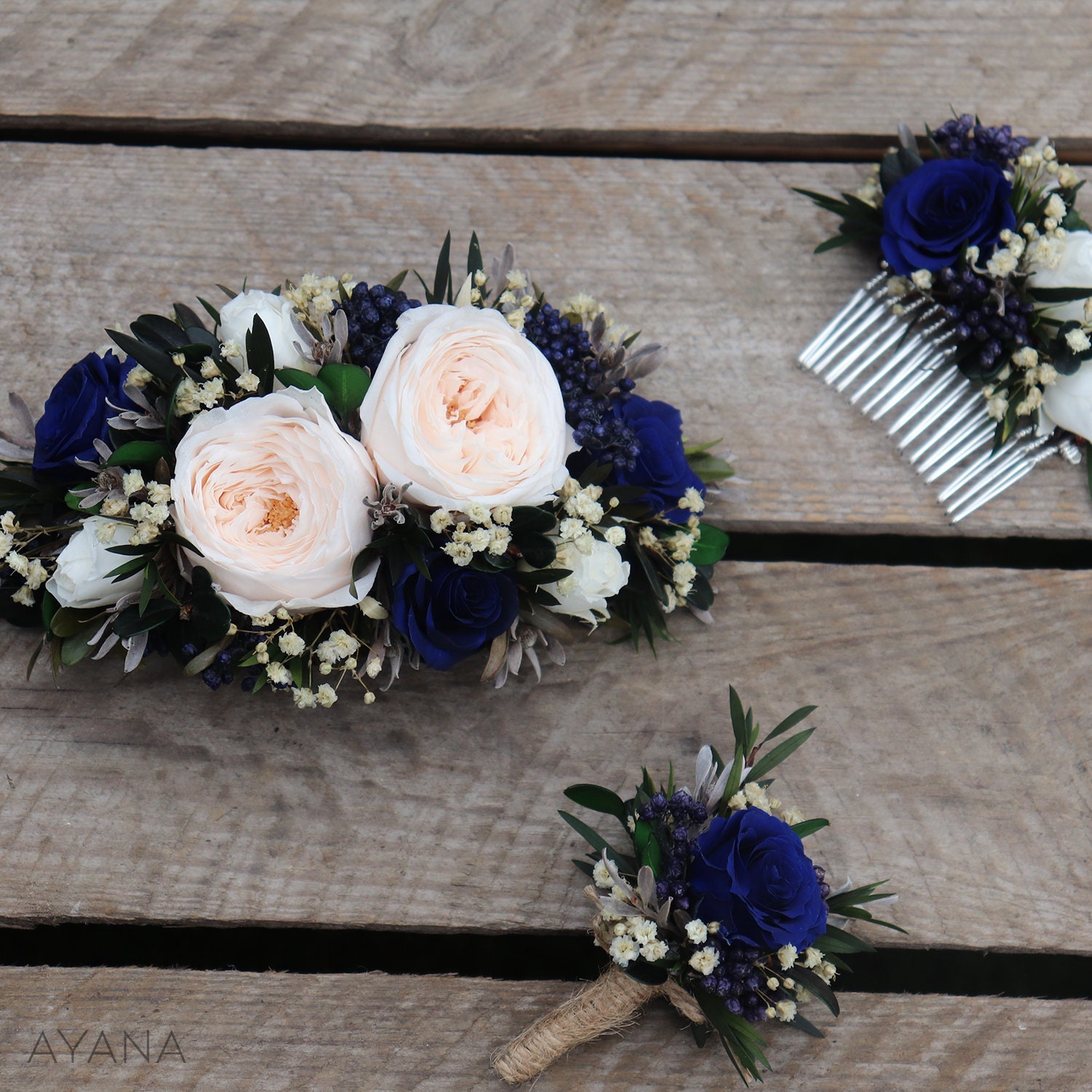 YUGSHNKFC 4Pcs Rose Boutonniere Voor Bruid Bruiloft
