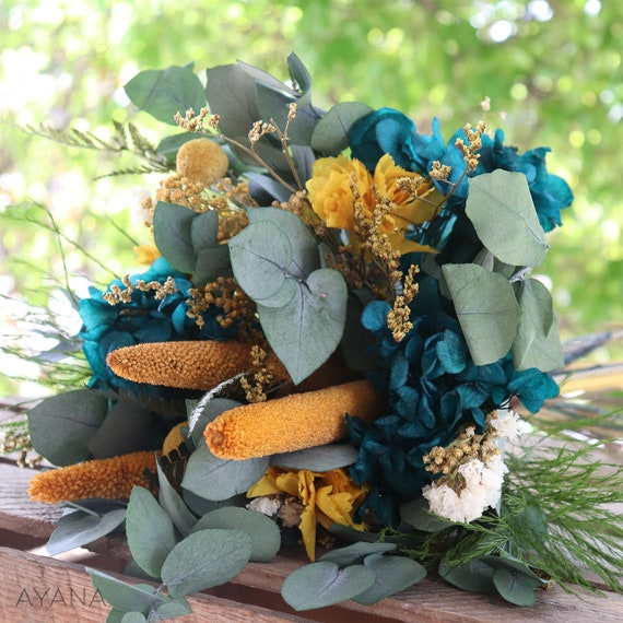 Bouquet Di Fiori Secchi Di Eucalipto - 52 Pezzi Per Decorazioni Matrimoni, Fai Da Te, Aromaterapia - Verde - Foto 14