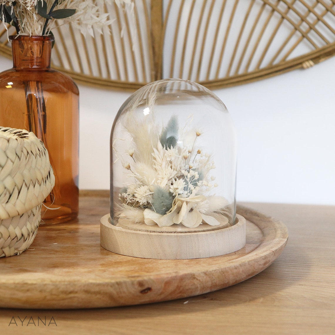 Decorative Bell Dried Flower Pastel Shade Provence Style - Etsy